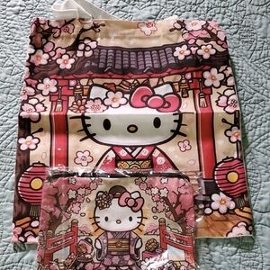 Hello Kitty Tote and Pouch Set